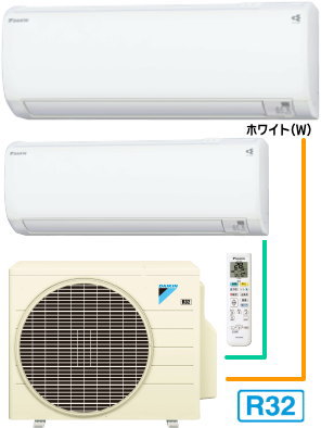 ＜旧モデル＞ダイキンマルチエアコン「システムパックミニ」 PAC-45RV＜主に6畳+10畳用の組合せ＞