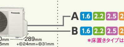 パナソニック 2室用マルチエアコン室外機 | あかりと空調の専門店 世界電器